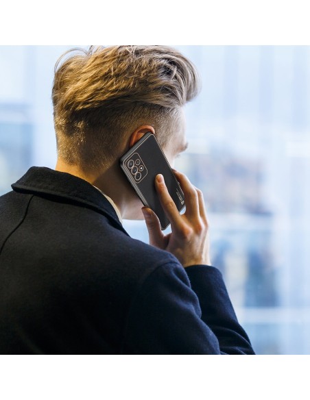 Dux Ducis Yolo elegantiškas dėklas su ekologiškos odos dangteliu, skirtas Samsung Galaxy A72 4G juodas Dux Ducis Yolo elegantiškas dėklas su ekologiškos odos dangteliu, skirtas Samsung Galaxy A72 4G juodas