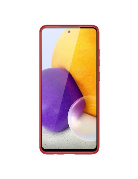 Dux Ducis Yolo elegantiškas dėklo dangtelis pagamintas iš ekologiškos odos, skirtas Samsung Galaxy A72 4G raudonas Dux Ducis Yolo elegantiškas dėklo dangtelis pagamintas iš ekologiškos odos, skirtas Samsung Galaxy A72 4G raudonas