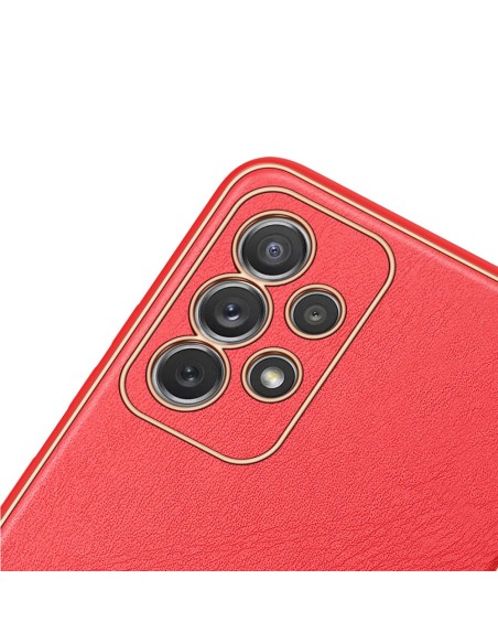Dux Ducis Yolo elegantiškas dėklo dangtelis pagamintas iš ekologiškos odos, skirtas Samsung Galaxy A72 4G raudonas Dux Ducis Yolo elegantiškas dėklo dangtelis pagamintas iš ekologiškos odos, skirtas Samsung Galaxy A72 4G raudonas