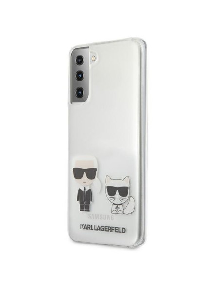 Karl Lagerfeld Karl&Choupette dėklas Samsung Galaxy S21+ - skaidrus Karl Lagerfeld Karl&Choupette dėklas Samsung Galaxy S21+ - skaidrus