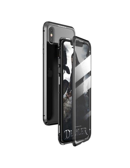 Wozinsky Full Magnetic Case Magnetic Case 360 priekinis ir galinis dangtelis su įmontuotu stiklu, skirtas Samsung Galaxy...