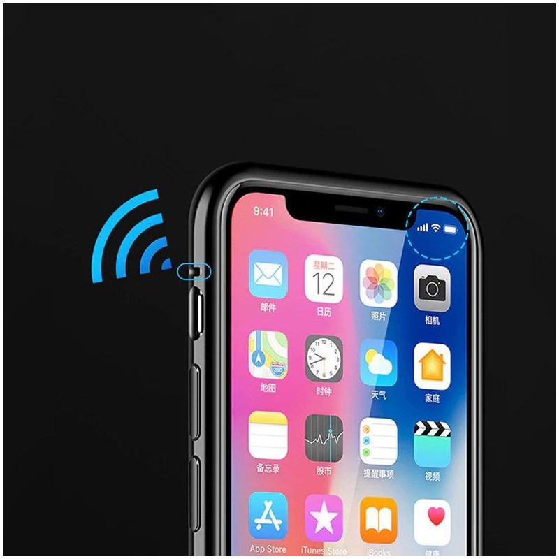 Wozinsky Full Magnetic Case Magnetic Case 360 priekinis ir galinis dangtelis su įmontuotu stiklu, skirtas Samsung Galaxy...