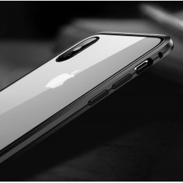 Wozinsky Full Magnetic Case Magnetic Case 360 priekinis ir galinis dangtelis su įmontuotu stiklu, skirtas Samsung Galaxy...