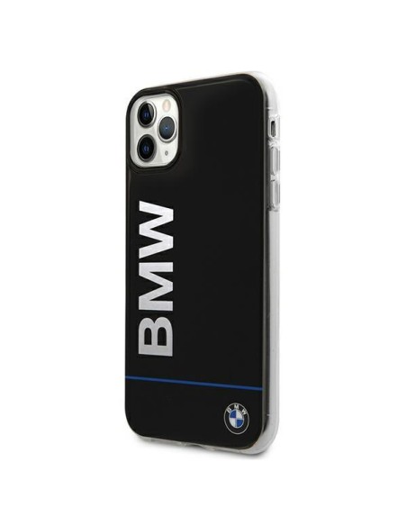 BMW Signature Printed Logo dėklas iPhone 11 Pro Max - juodas BMW Signature Printed Logo dėklas iPhone 11 Pro Max - juodas
