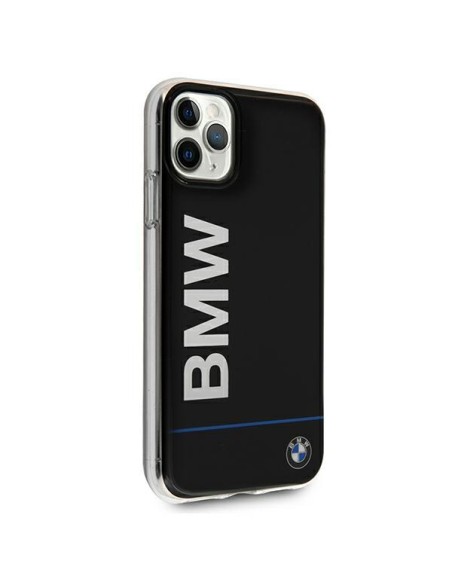 BMW Signature Printed Logo dėklas iPhone 11 Pro Max - juodas BMW Signature Printed Logo dėklas iPhone 11 Pro Max - juodas