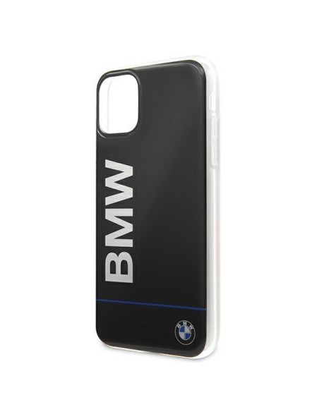 BMW Signature Printed Logo dėklas iPhone 11 Pro Max - juodas BMW Signature Printed Logo dėklas iPhone 11 Pro Max - juodas