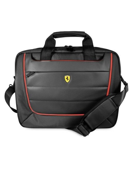 Ferrari Scuderia krepšys 16" nešiojamam kompiuteriui - juodas Ferrari Scuderia krepšys 16" nešiojamam kompiuteriui - juodas