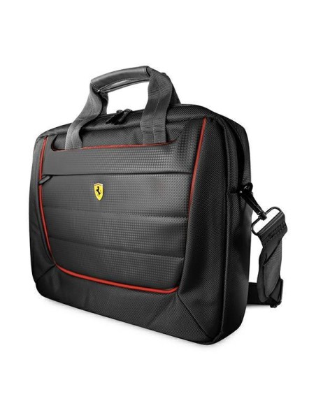 Ferrari Scuderia krepšys 16" nešiojamam kompiuteriui - juodas Ferrari Scuderia krepšys 16" nešiojamam kompiuteriui - juodas