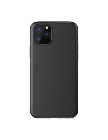 Soft Case, lankstus gelinis dėklas, dangtelis iPhone 12, juodas