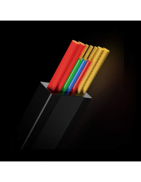 Kabelis ištraukiamas 3in1 USB-C microUSB iPhone Lightning 1,7m violetinė Kabelis ištraukiamas 3in1 USB-C microUSB iPhone Lightning 1,7m violetinė