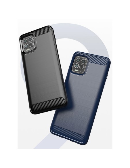 Carbon Case lankstus dangtelis, skirtas Motorola Moto G100 / Edge S juodas Carbon Case lankstus dangtelis, skirtas Motorola Moto G100 / Edge S juodas