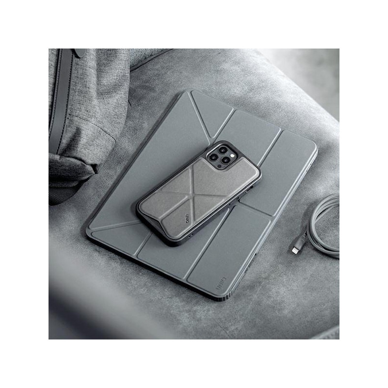 UNIQ Moven dėklas, skirtas iPad 10,2" (2021/ 2020/ 2019) – pilkas