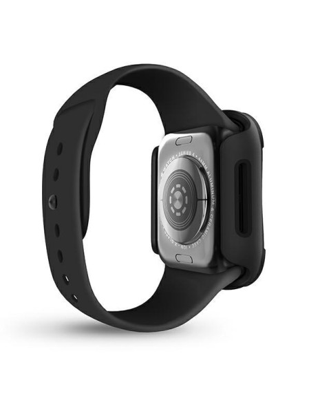 UNIQ Torres dėklas Apple Watch 4 / 5 / 6 / SE 40mm - juodas UNIQ Torres dėklas Apple Watch 4 / 5 / 6 / SE 40mm - juodas