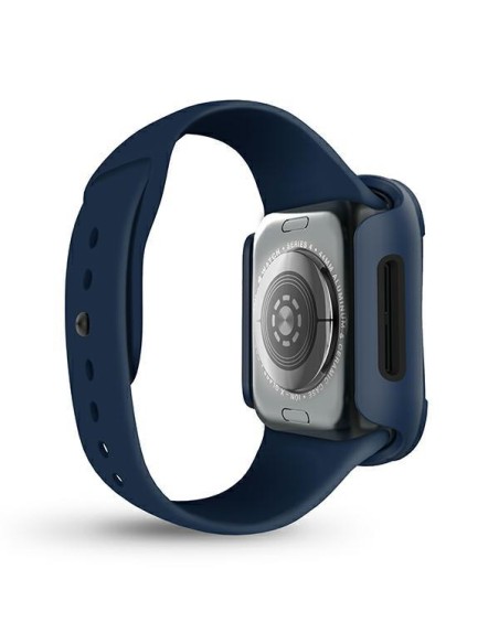UNIQ Torres dėklas Apple Watch 4 / 5 / 6 / SE 40mm - mėlynas UNIQ Torres dėklas Apple Watch 4 / 5 / 6 / SE 40mm - mėlynas