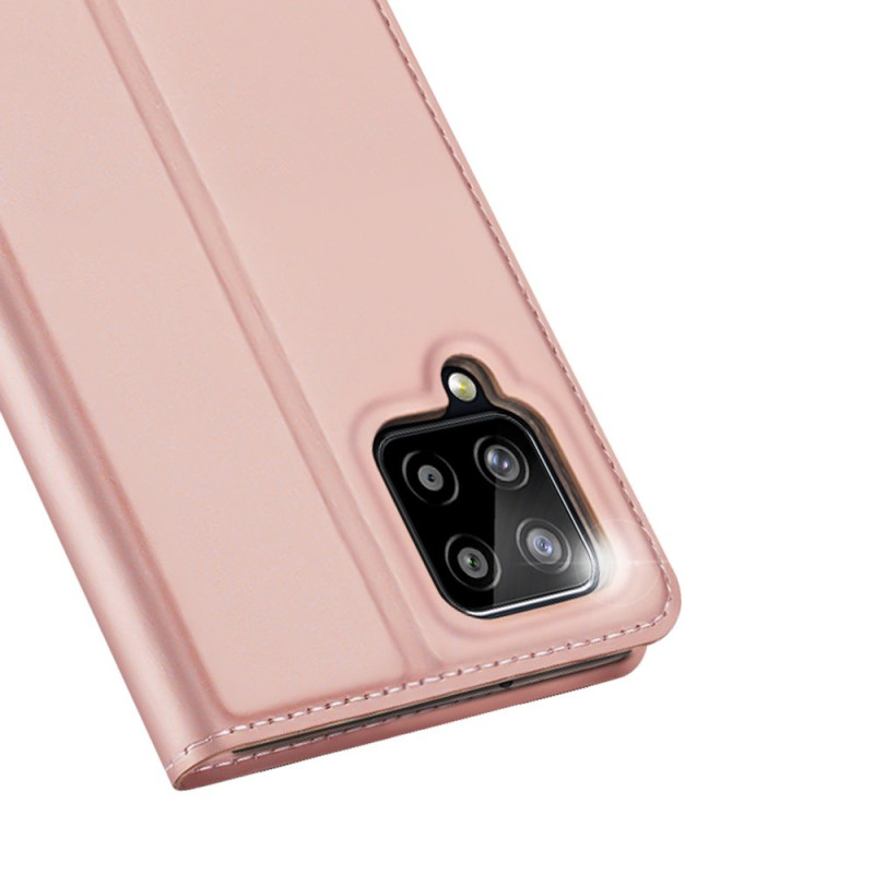 Dux Ducis Skin Pro dėklo dėklo dangtelis su atvartu, skirtas Samsung Galaxy A22 4G rožinė