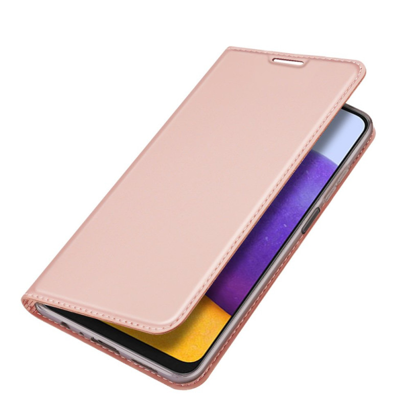 Dux Ducis Skin Pro dėklo dėklo dangtelis su atvartu, skirtas Samsung Galaxy A22 4G rožinė