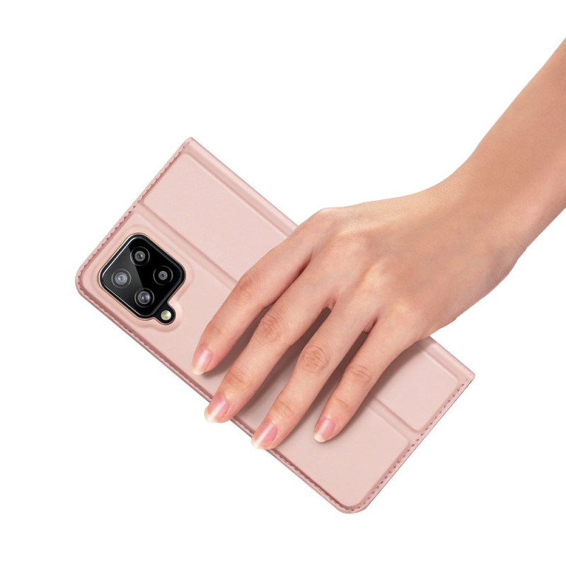 Dux Ducis Skin Pro dėklo dėklo dangtelis su atvartu, skirtas Samsung Galaxy A22 4G rožinė