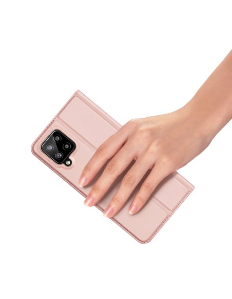 Dux Ducis Skin Pro dėklo dėklo dangtelis su atvartu, skirtas Samsung Galaxy A22 4G rožinė Dux Ducis Skin Pro dėklo dėklo dangtelis su atvartu, skirtas Samsung Galaxy A22 4G rožinė