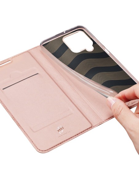 Dux Ducis Skin Pro dėklo dėklo dangtelis su atvartu, skirtas Samsung Galaxy A22 4G rožinė Dux Ducis Skin Pro dėklo dėklo dangtelis su atvartu, skirtas Samsung Galaxy A22 4G rožinė
