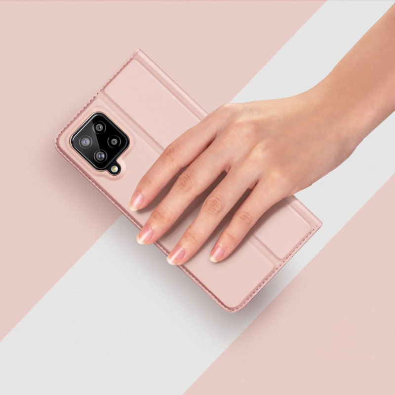 Dux Ducis Skin Pro dėklo dėklo dangtelis su atvartu, skirtas Samsung Galaxy A22 4G rožinė