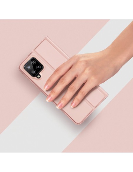 Dux Ducis Skin Pro dėklo dėklo dangtelis su atvartu, skirtas Samsung Galaxy A22 4G rožinė Dux Ducis Skin Pro dėklo dėklo dangtelis su atvartu, skirtas Samsung Galaxy A22 4G rožinė