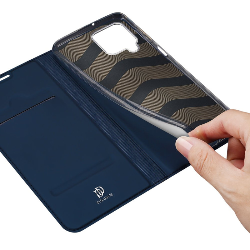 Dux Ducis Skin Pro dėklo dėklo dangtelis su atvartu, skirtas Samsung Galaxy A22 4G mėlynai