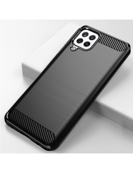 Carbon Case lankstus dangtelis Samsung Galaxy A22 4G juodas Carbon Case lankstus dangtelis Samsung Galaxy A22 4G juodas