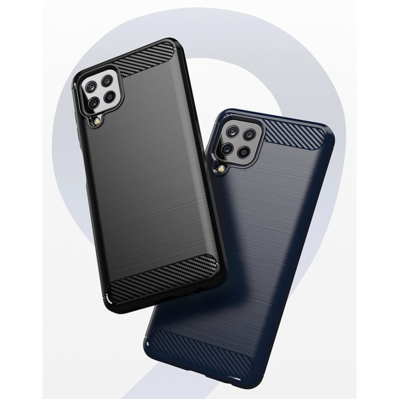 Carbon Case lankstus dangtelis Samsung Galaxy A22 4G juodas