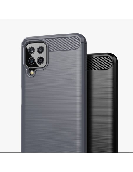 Carbon Case lankstus dangtelis Samsung Galaxy A22 4G juodas Carbon Case lankstus dangtelis Samsung Galaxy A22 4G juodas