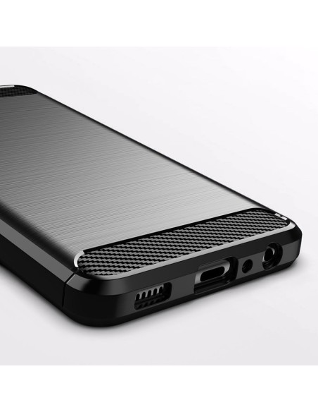 Carbon Case lankstus dangtelis Samsung Galaxy A22 4G juodas Carbon Case lankstus dangtelis Samsung Galaxy A22 4G juodas