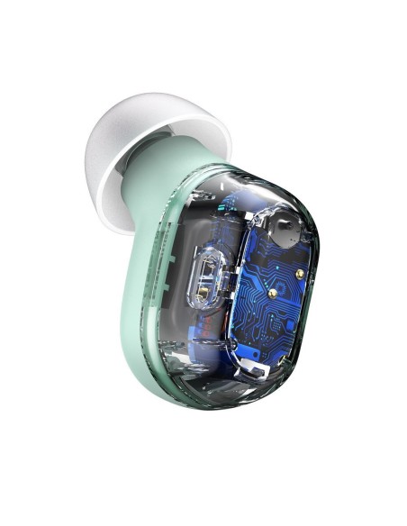 Encok WM01 TWS Bluetooth 5.3 į ausis įdedamos belaidės ausinės žalios spalvos