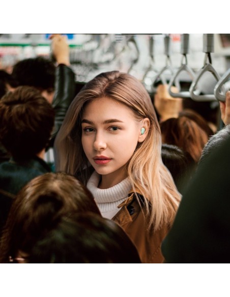 Encok WM01 TWS Bluetooth 5.3 į ausis įdedamos belaidės ausinės žalios spalvos