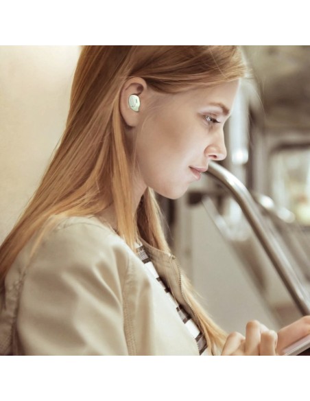 Encok WM01 TWS Bluetooth 5.3 į ausis įdedamos belaidės ausinės žalios spalvos