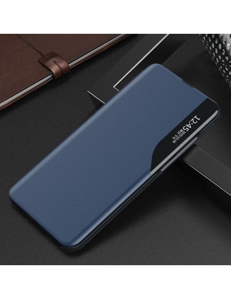 Elegantiškas Eco Leather View Case dėklas su atverčiamu dangteliu ir stovo funkcija, skirta Samsung Galaxy A22 4G mėlyna... Elegantiškas Eco Leather View Case dėklas su atverčiamu dangteliu ir stovo funkcija, skirta Samsung Galaxy A22 4G mėlyna...