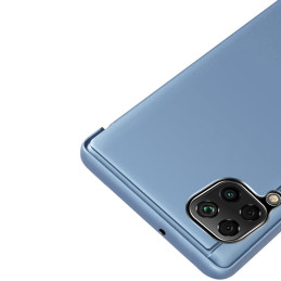 Clear View Case atverčiamas dangtelis, skirtas Samsung Galaxy A22 4G juodas