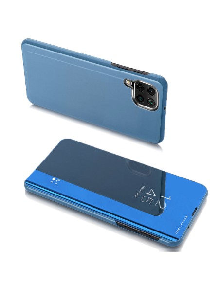 Clear View Case atverčiamas dangtelis, skirtas Samsung Galaxy A22 4G mėlynas Clear View Case atverčiamas dangtelis, skirtas Samsung Galaxy A22 4G mėlynas