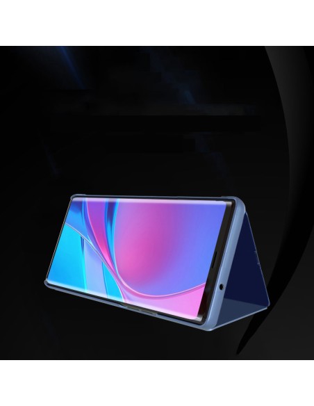 Clear View Case atverčiamas dangtelis, skirtas Samsung Galaxy A22 4G mėlynas Clear View Case atverčiamas dangtelis, skirtas Samsung Galaxy A22 4G mėlynas