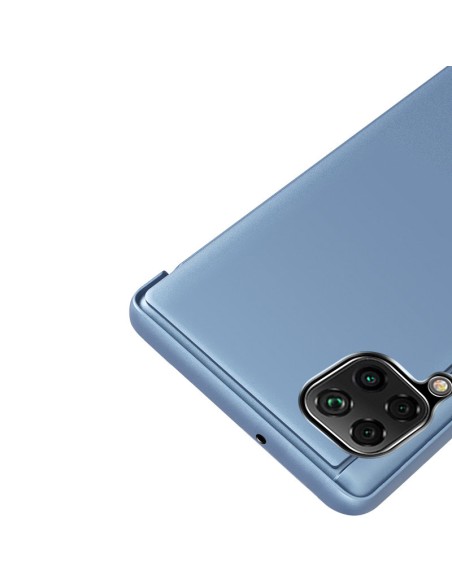 Clear View Case atverčiamas dangtelis, skirtas Samsung Galaxy A22 4G mėlynas Clear View Case atverčiamas dangtelis, skirtas Samsung Galaxy A22 4G mėlynas
