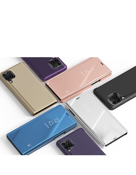 Clear View Case atverčiamas dangtelis, skirtas Samsung Galaxy A22 5G juodas Clear View Case atverčiamas dangtelis, skirtas Samsung Galaxy A22 5G juodas