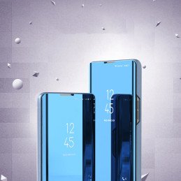 Clear View Case atverčiamas dangtelis, skirtas Samsung Galaxy A22 5G juodas