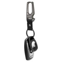 Spigen Rugged Armor dėklas Apple AirTag - matinė juoda