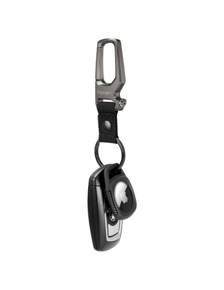 Spigen Rugged Armor dėklas Apple AirTag - matinė juoda Spigen Rugged Armor dėklas Apple AirTag - matinė juoda