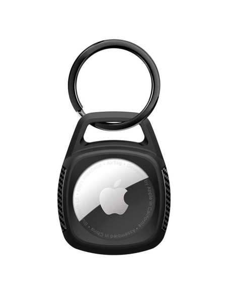 Spigen Rugged Armor dėklas Apple AirTag - matinė juoda Spigen Rugged Armor dėklas Apple AirTag - matinė juoda