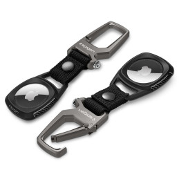 Spigen Rugged Armor dėklas Apple AirTag - matinė juoda