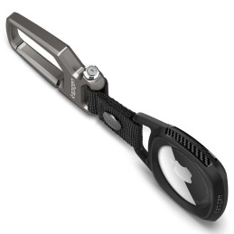 Spigen Rugged Armor dėklas Apple AirTag - matinė juoda