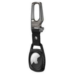 Spigen Rugged Armor dėklas Apple AirTag - matinė juoda
