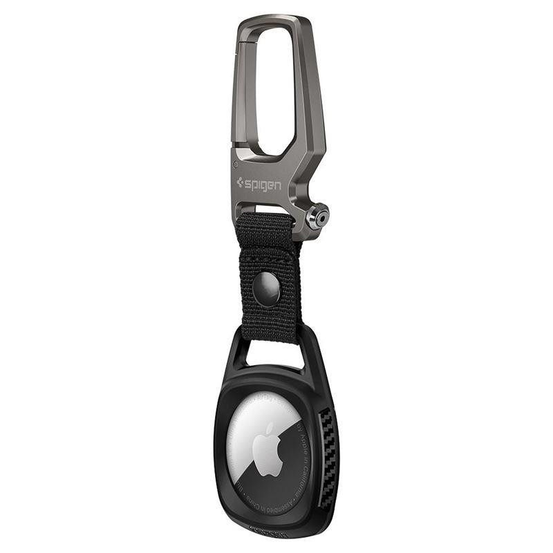 Spigen Rugged Armor dėklas Apple AirTag - matinė juoda