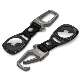 Spigen Rugged Armor dėklas Apple AirTag - matinė juoda