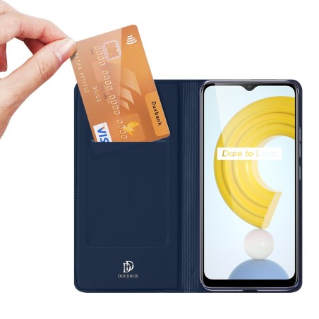 Dux Ducis Skin Pro dėklo dėklo dangtelis su atvartu Realme C21 juodas Dux Ducis Skin Pro dėklo dėklo dangtelis su atvartu Realme C21 juodas