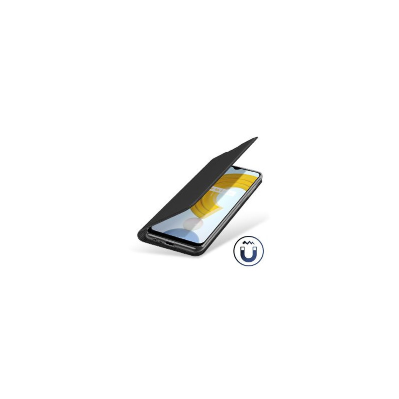 Dux Ducis Skin Pro dėklo dėklo dangtelis su atvartu Realme C21 juodas